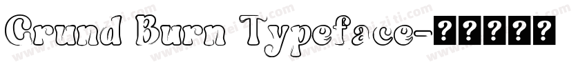 Grund Burn Typeface字体转换